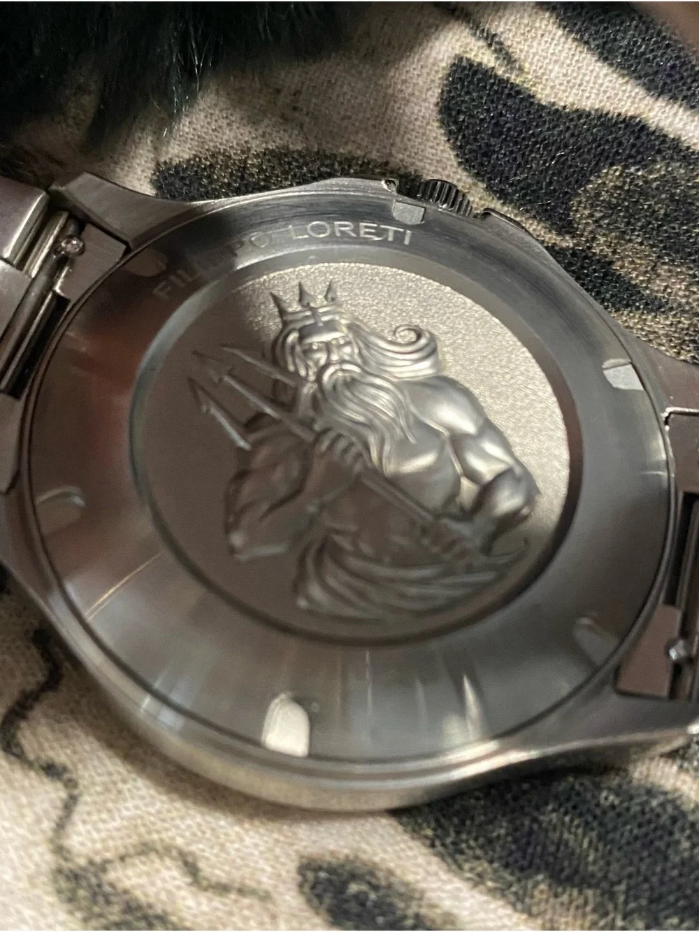 Men’s Blue Stainless Steel Dive Watch Filippo Loreti